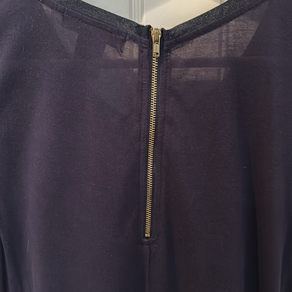 Like new navy crochet-like top. Brand: Verve Ami. Size Small - Picture 4 of 4